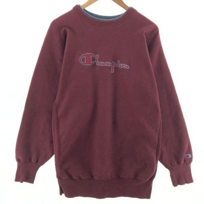 90年代 刺繍タグ ポケ付モックネックスウェット