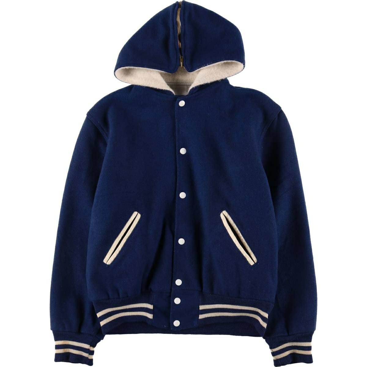 古着 70年代 KAYE BROS セーラーカラー ウールスタジャン アワード