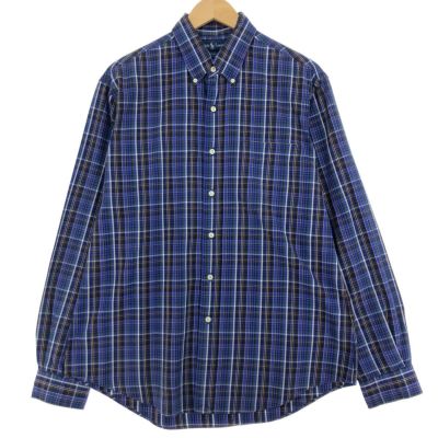 古着 ラルフローレン Ralph Lauren CUSTOM FIT 長袖 ボタンダウンチェックシャツ メンズL /eaa460464 【中古】 【240619】 ss2503_30