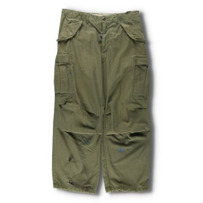 古着 70年代 米軍実品 U.S.ARMY M-65 ミリタリー カーゴパンツ USA製 メンズw35相当 /evb007325 【中古】 【241206】 【N2412】
