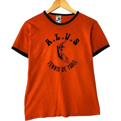 古着 80年代 KOPA HEURTEFEU プリントTシャツ フランス製 メンズS相当 ヴィンテージ /eaa556447 【中古】 【250613】