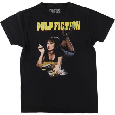 古着 90s パルプフィクション 半袖 シャツ 映画 ムービー ブラック⑤ ヴィンテージ VINTAGE 90s 1994 PULP FICTION MOVIE PROMO TEE