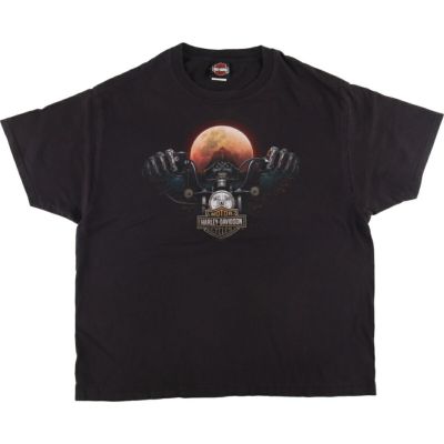 古着　XL　Harley-Davidson ドラゴンTシャツ ブラック　龍 美品 00's ハーレーダビッドソン Tシャツ M ドラゴン 龍 メンズ