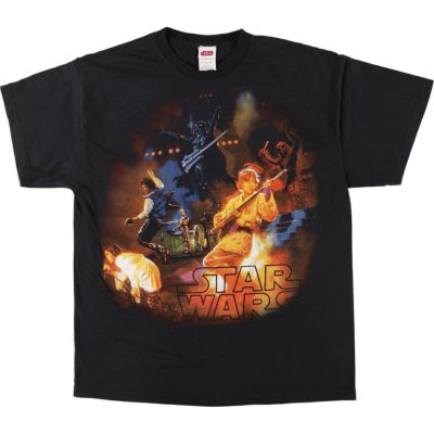 古着 STAR WARS スターウォーズ 映画 ムービーTシャツ メンズL