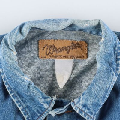 古着 90年代 ラングラー Wrangler デニムジャケット Gジャン メンズ