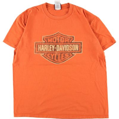 ハーレーダビッドソン Harley-Davidson 両面プリント モーターサイクル ...
