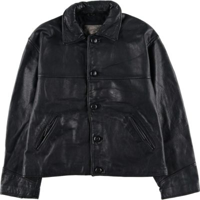 古着 austin clothing co. レザーブルゾン メンズXL相当 /eaa503167