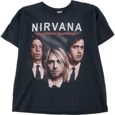 古着 90年代 スクリーンスターズ SCREEN STARS NIRVANA ニルヴァ―ナ カートコバーン直筆遺書プリント バンドTシャツ バンT  メンズL ヴィンテージ /eva001675 【中古】【N2206】 【220701】 | 古着屋JAM（ジャム）