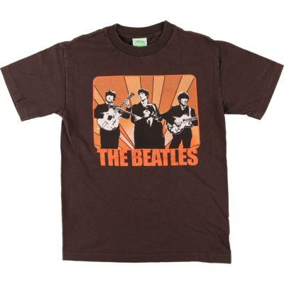 90年代 ビートルズ Tシャツ GILDAN ブラウン ヴィンテージ バンドT 90年代 ビートルズ Tシャツ GILDAN ブラウン ヴィンテージ バンドT