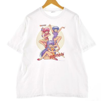 古着 90年代 ヘインズ Hanes らんま1/2 キャラクタープリントTシャツ USA製 メンズL ヴィンテージ /eva001685  【N2206】 【220708】 | 古着屋JAM（ジャム）