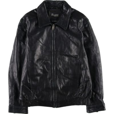 古着 ドッカーズ DOCKERS 中綿入り レザーフライトジャケット メンズXL