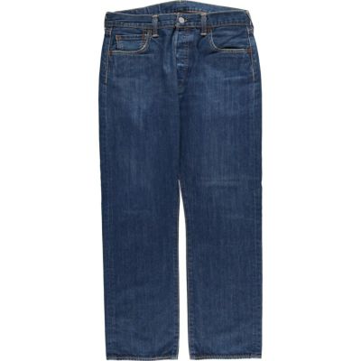 古着 濃紺 リーバイス Levis 501 ストレートデニムパンツ メンズw34