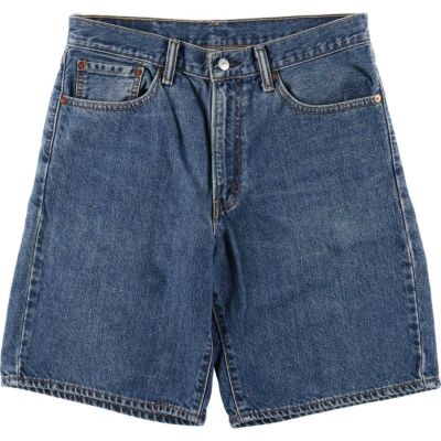 古着 リーバイス Levis 550 ブラックデニムショーツ ショート