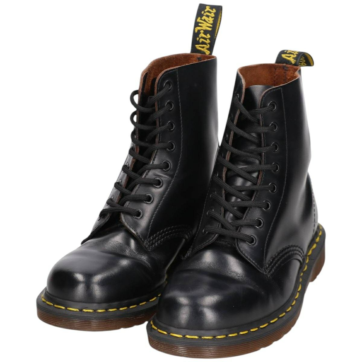 古着 ドクターマーチン Dr.Martens 蛇柄 パイソン柄 8ホールブーツ