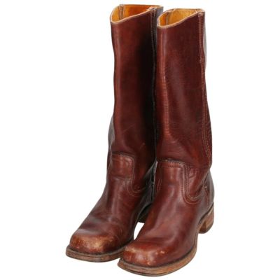 古着 フライ FRYE スクエアトゥ リングブーツ USA製 9 1/2M メンズ27.5