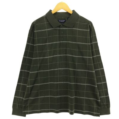 古着 The J. Peterman Company チェック柄 カシミア混 ウール