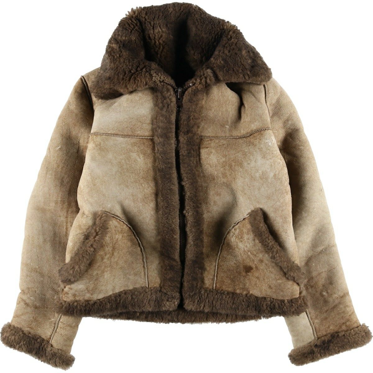 古着 Knight Tailors リバーシブル ムートンジャケット レディースS