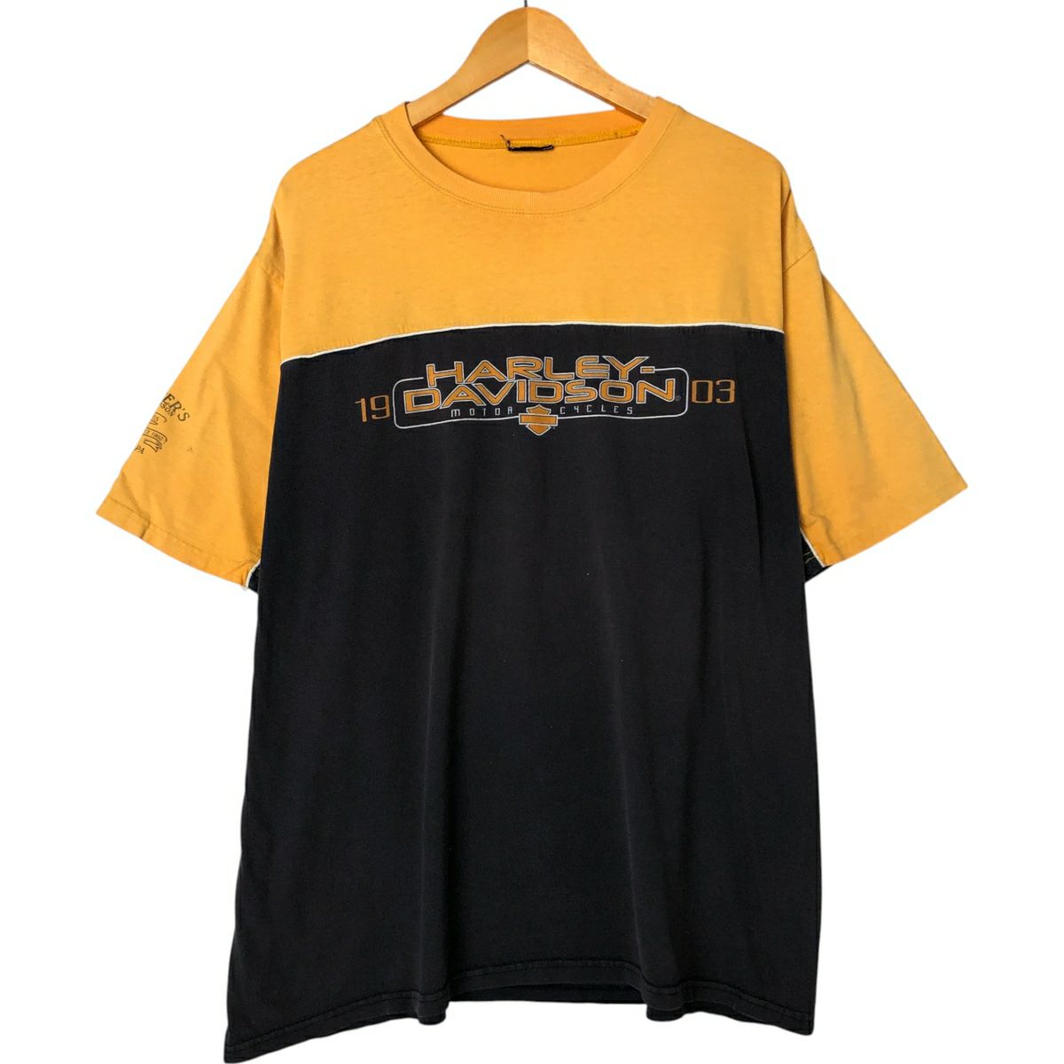 古着 ハーレーダビッドソン Harley-Davidson モーターサイクル バイクT  