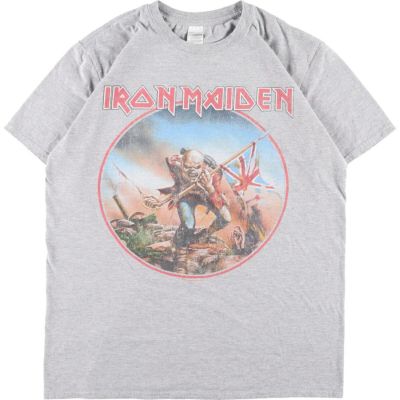 デルタ DELTA IRON MAIDEN アイアンメイデン 両面プリント バンドTシャツ バンT メンズM /eaa340164