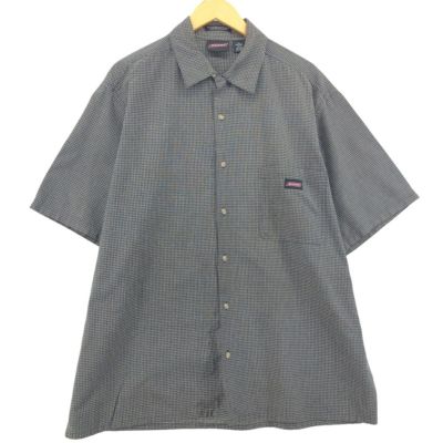 38．5／－インディゴガーゼ ウィング襟半袖シャツ