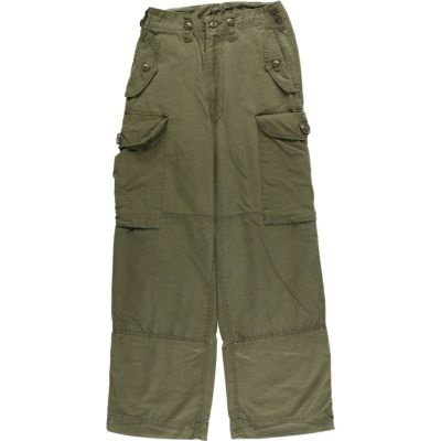 90s 南アフリカ軍ヌートリアブラウンカーゴパンツ ダブルニー美品 古着 南アフリカ軍 ヌートリアブラウン ダブルニー ミリタリー