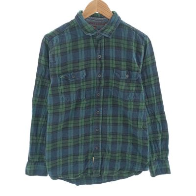 古着 ウールリッチ WOOLRICH 長袖 ライトネルチェックシャツ