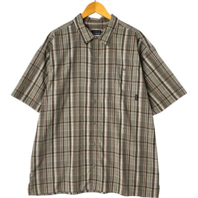 Patagonia】半袖チェックシャツ