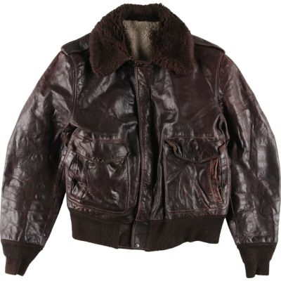 古着 ショット SCHOTT G-1タイプ レザーフライトジャケット