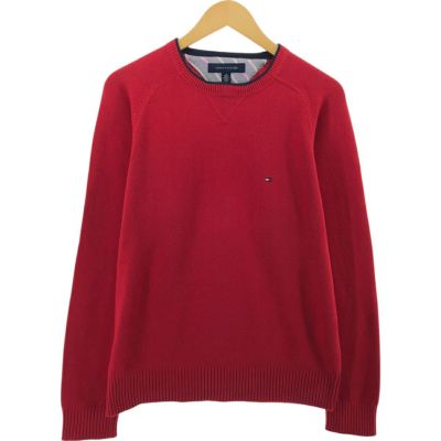 古着 トミーヒルフィガー TOMMY HILFIGER コットンニットセーター メンズM相当 /eaa390243 【中古】 【241215】