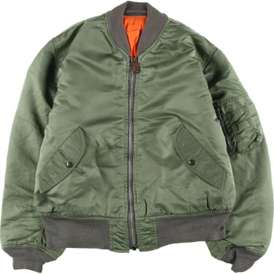 古着 民間品 CORINTH MFG CO MA-1タイプ 中綿入り ミリタリー フライト