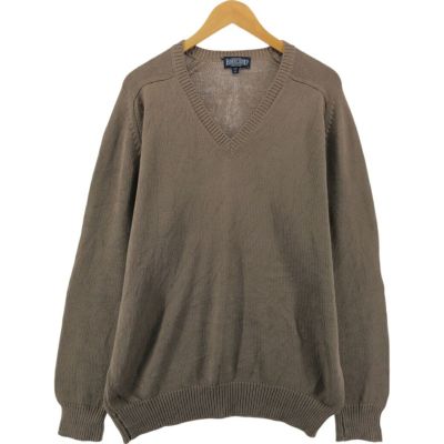 古着 90年代 ランズエンド LANDS' END コットンニットセーター USA製