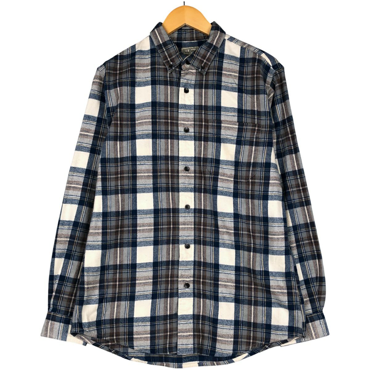 古着 90年代 エルエルビーン L.L.Bean 長袖 ボタンダウン ライトネル