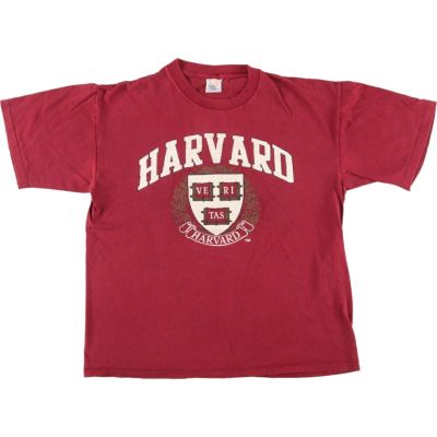 古着 90年代 CAL CRU HARVARD ハーバード大学 カレッジTシャツ USA製 メンズL ヴィンテージ /eaa461699 【中古】 【240623】