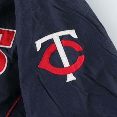 古着 90～00年代 Majestic MLB MINNESOTA TWINS ミネソタツインズ 中綿