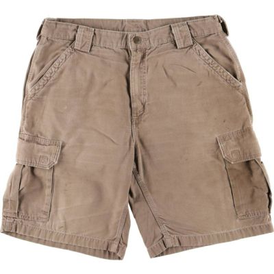 Carhartt ブラウン ショートパンツ　ダックパンツ 中古・古着通販】CarHartt (カーハート) ダック地ペインター