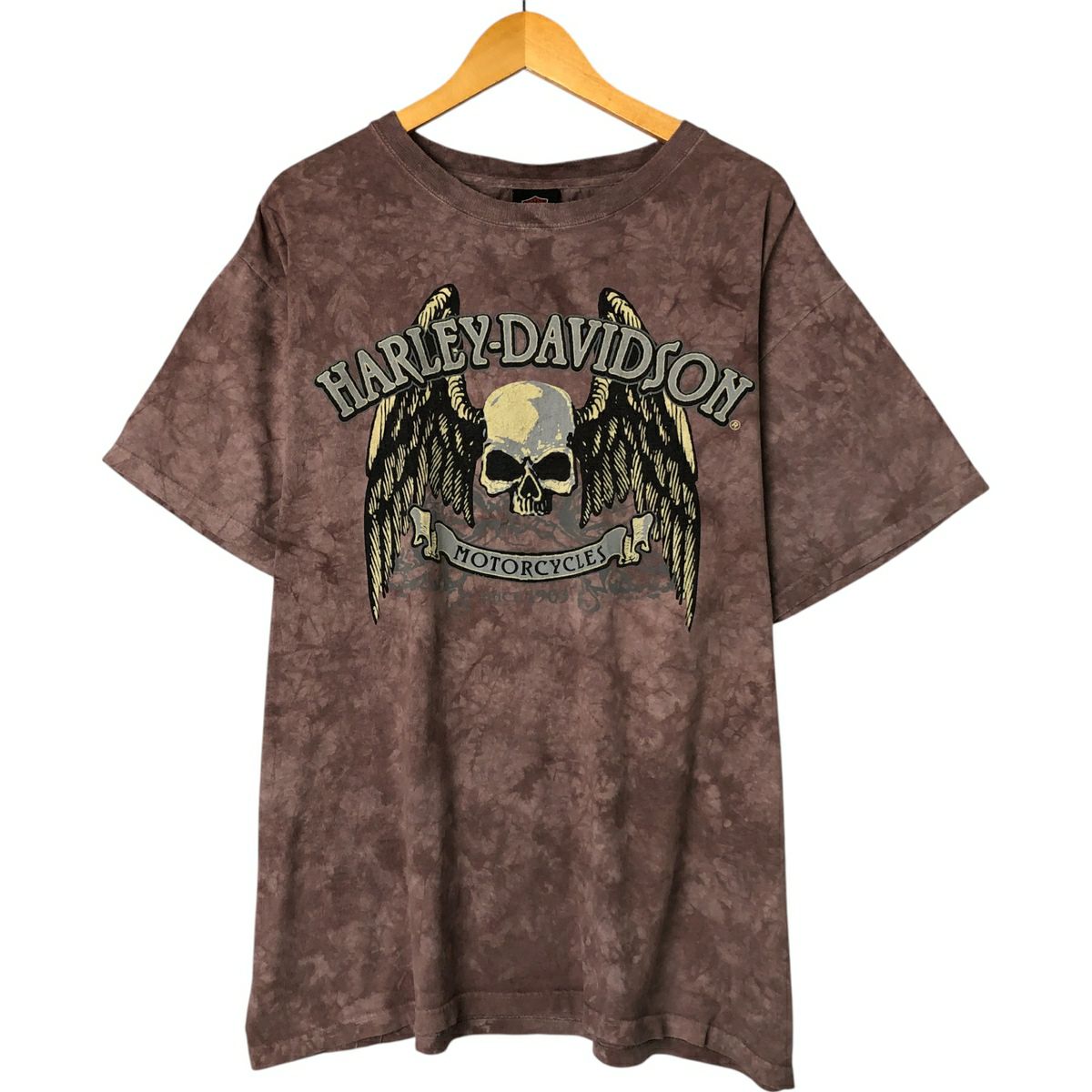 古着 00年代 ハーレーダビッドソン Harley-Davidson ドクロ柄 スカル柄  