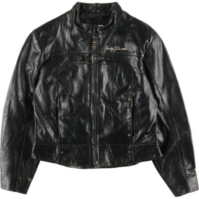 古着 ハーレーダビッドソン Harley-Davidson シングルライダースジャケット レディースS /eaa441671 【中古】  【240623】 | 古着屋JAM（ジャム）