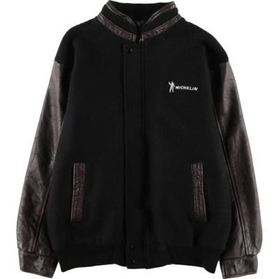 古着 70～80年代 ホロウェイ HOLLOWAY 中綿入り ウールスタジャン