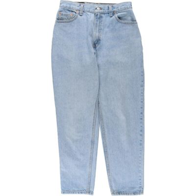 古着 90年代 リーバイス Levis 550 RELAXED FIT TAPERED LEG テーパードデニムパンツ USA製 レディースL(w29)相当 ヴィンテージ /eaa507697 【中古】 【241216】 【Elulu/エルル】