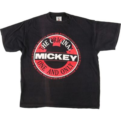 古着 90年代 MICKEY & CO MICKEY MOUSE ミッキーマウス キャラクタープリントTシャツ USA製 メンズXL ヴィンテージ /eaa461627 【中古】 【240624】