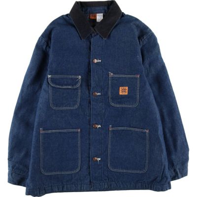 USA製 古着 80's ポインター カバーオール ブラック オーバーダイ 古着 80年代 ポインター Pointer デニムカバーオール USA製 メンズXXL