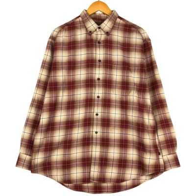 古着 セントジョンズベイ ST. JOHNS BAY オンブレチェック 長袖 ライト