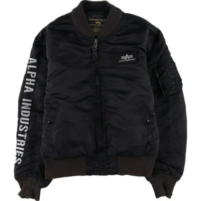古着 民間品 アルファ ALPHA MA-1タイプ 中綿入り ミリタリー フライト