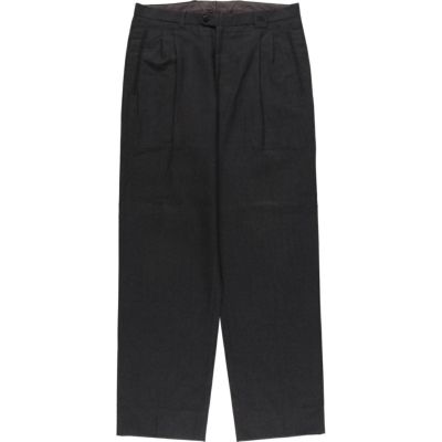 古着 80年代 バーバリー Burberrys ストライプ柄 ツータック