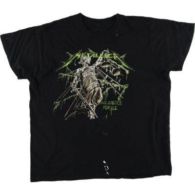 古着 90年代 METALLICA メタリカ バンドTシャツ バンT メンズM相当