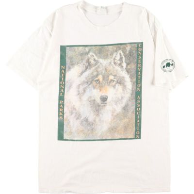 古着 80年代 オニータ ONEITA 犬柄 アニマルプリントTシャツ USA製