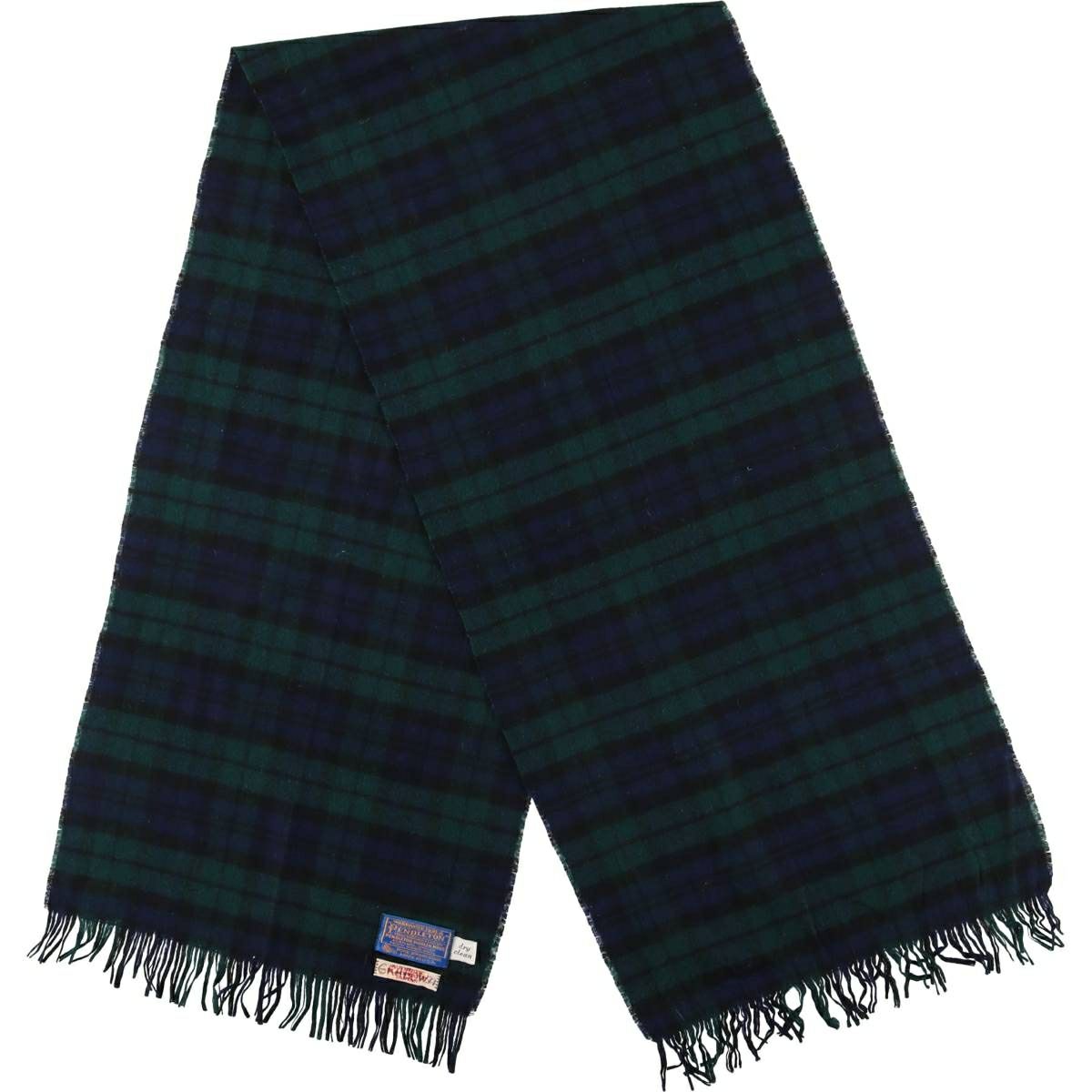 古着 70年代 ペンドルトン PENDLETON ブラックウォッチチェック ウール