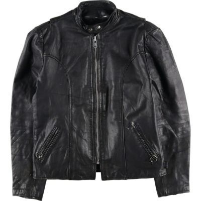 古着 UNKNOWN シングルライダースジャケット メンズL ヴィンテージ