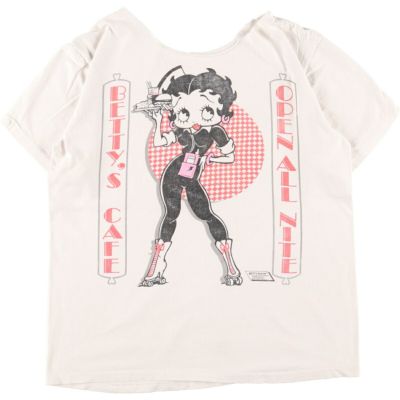 古着 ~90年代 UNKNOWN BETTY BOOP ベティブープ キャラクタープリントT