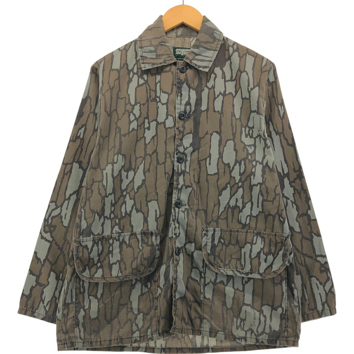 古着 80年代 SAFTBAK 迷彩柄 ツリーバークカモ ハンティングジャケット